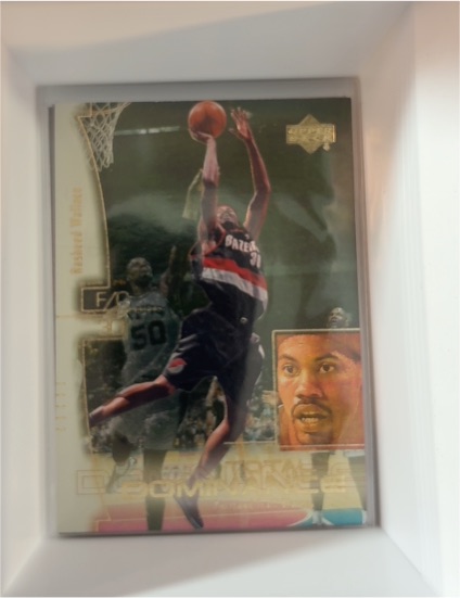 1998-99 SPx Finite #4 Rasheed Wallace — front
