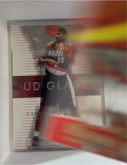 2003-04 Upper Deck UD Glass #47 Rasheed Wallace — front