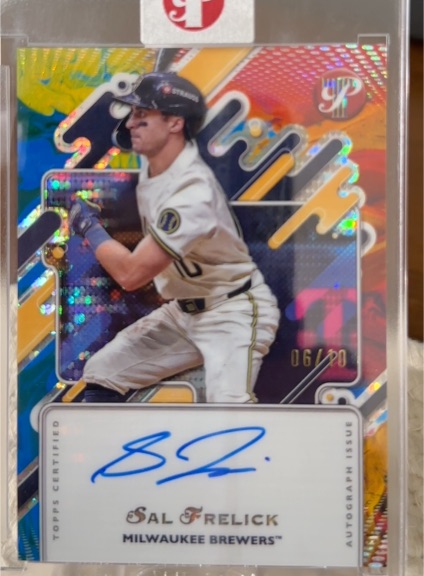 2025 Topps Pristine #PA-SF Sal Frelick — front