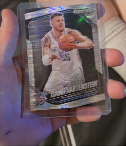 2024-25 Panini Prizm Black #118 Isaiah Hartenstein — front