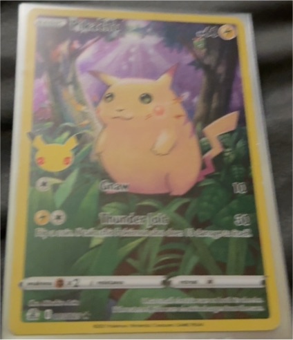 2021 Pokémon Celebrations #005 Pikachu — front