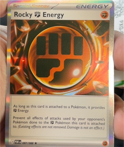 2023 Pokémon Perfect Order #087 Rocky Energy — front