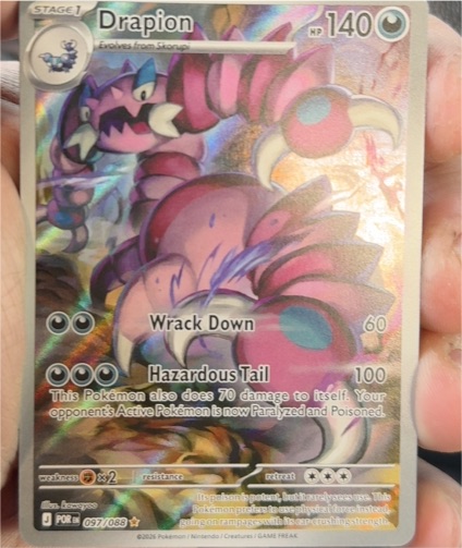 2026 Pokémon #097 Drapion — front