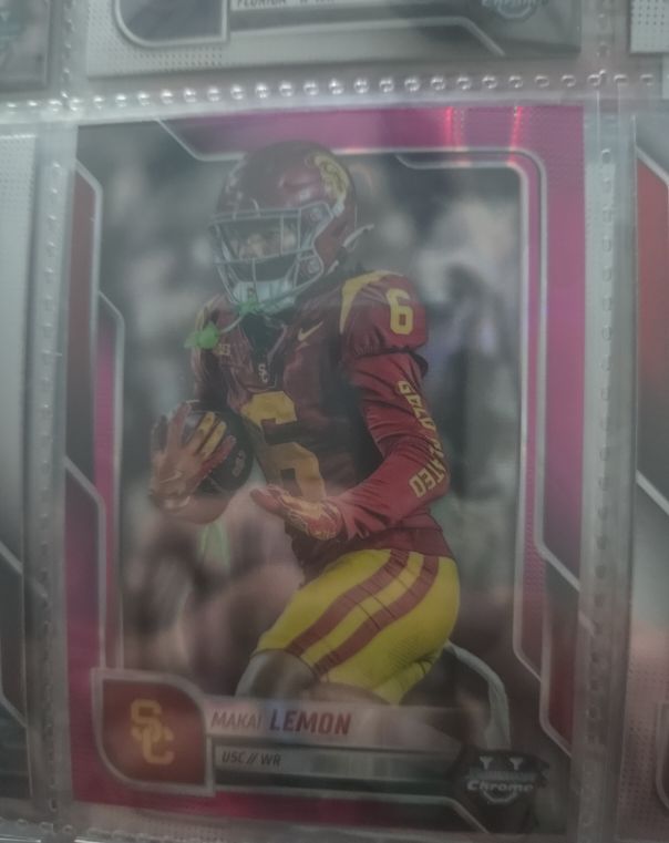 2025 Bowman University Chrome #174 Makai Lemon — front