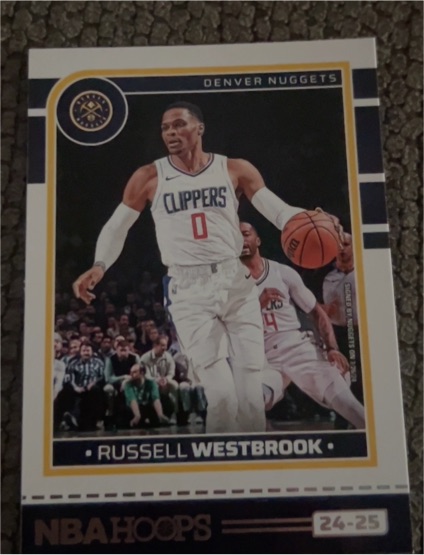 2024-25 Panini NBA Hoops #114 Russell Westbrook — front