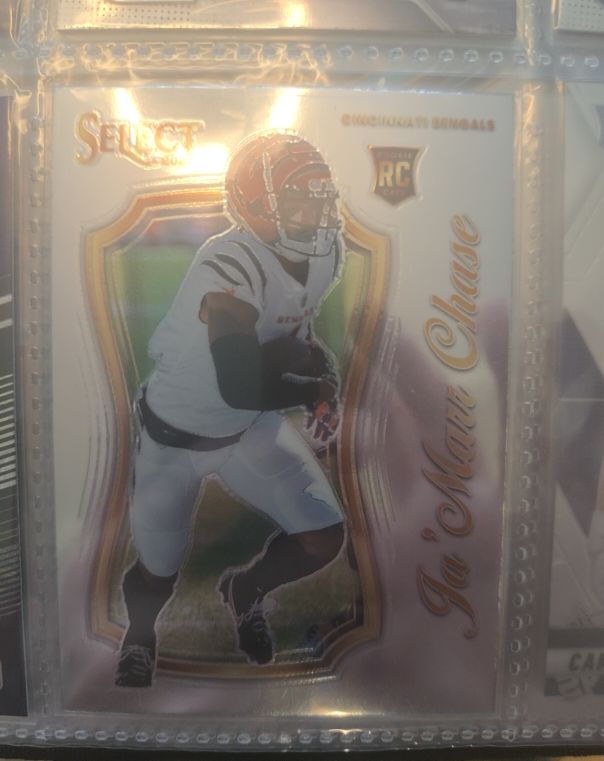 2021 Panini Select #SCR-12 Ja'Marr Chase Select Certified Rookies — front