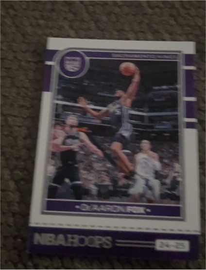 2024-25 Panini NBA Hoops #111 De'Aaron Fox — front