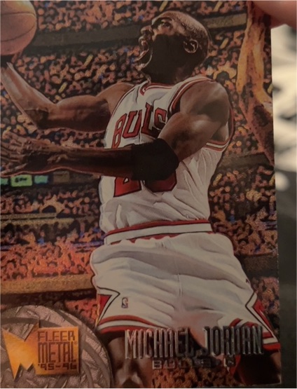 1995-96 Fleer Metal #13 Michael Jordan — front