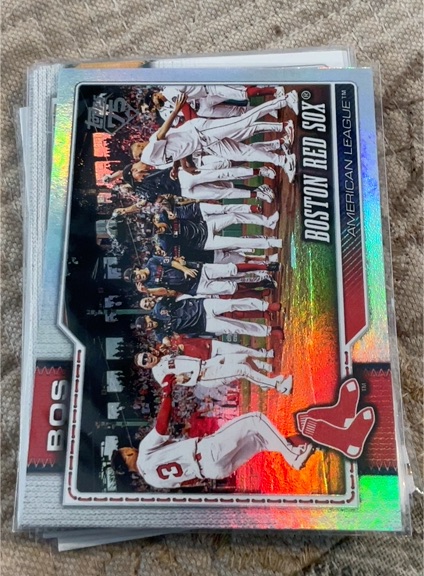 2026 Topps Series 1 #198 Boston Red Sox Team Card — front