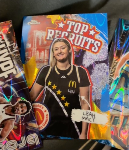 2025 Topps Chrome McDonald's All American Top Recruits #TP-24 Leah Macy — front