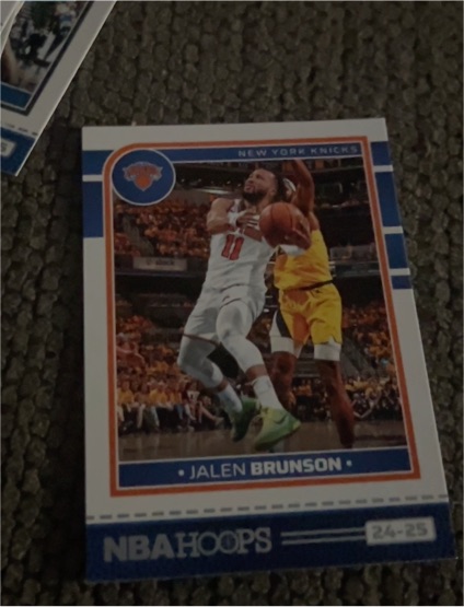 2024-25 Panini NBA Hoops #186 Jalen Brunson — front