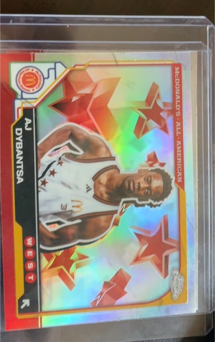 2025 Topps Chrome McDonald's All American #45 AJ Dybantsa — front