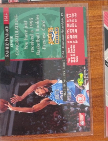 1994-95 Upper Deck #HA44 Rasheed Wallace Preview Card — front