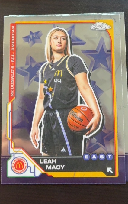 2025 Topps Chrome McDonald's All-American #24 Leah Macy — front