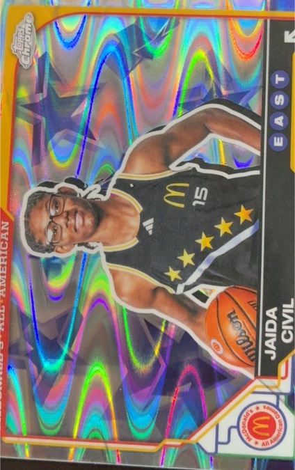 2025 Topps Chrome McDonald's All American #58 Jaida Civil — front