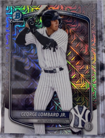 2025 Bowman Chrome #BDC-43 George Lombard Jr. — front