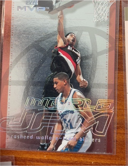 2000-01 Upper Deck MVP World Jam #WJ5 Rasheed Wallace — front
