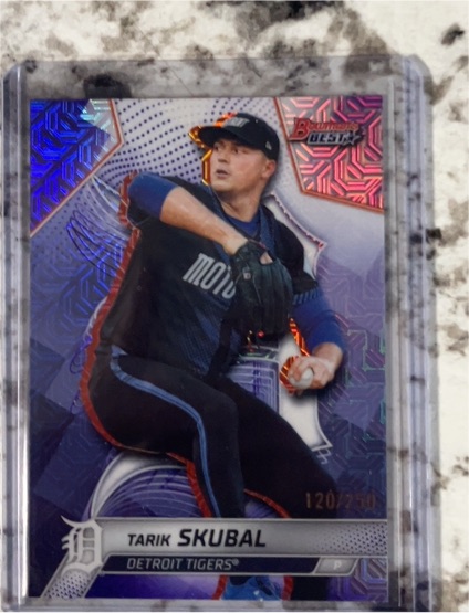 2025 Bowman's Best #12 Tarik Skubal — front