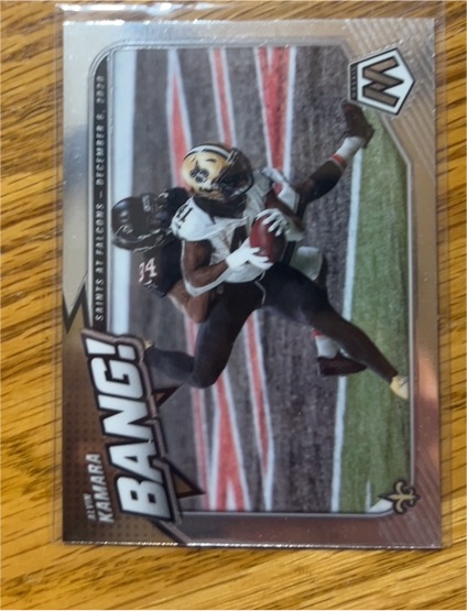 2021 Panini Mosaic #B-5 Alvin Kamara — front