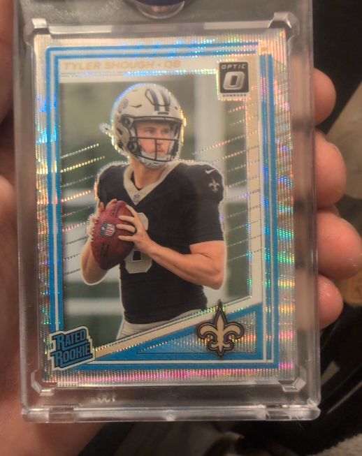 2025 Panini Donruss Optic #223 Tyler Shough Rated Rookie — front