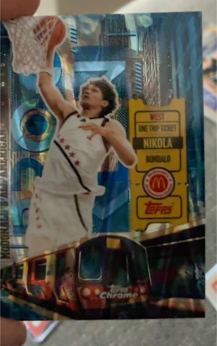 2025 Topps Chrome McDonald's All American #HR-14 Nikola Bundalo — front