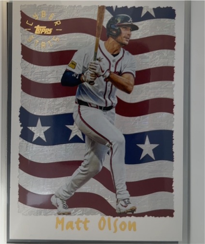 2025 Topps Archives #95C-3 Matt Olson 1995 Topps Cyberstats — front