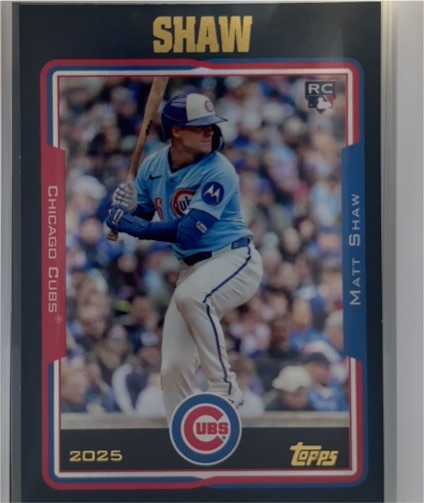 2025 Topps Archives #263 Matt Shaw — front
