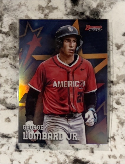 2025 Bowman's Best #FG-19 George Lombard Jr. All Star Game Insert — front