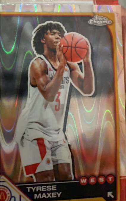 2025 Topps Chrome McDonald's All American #80 Tyrese Maxey West — front