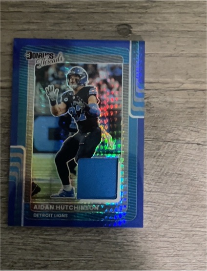 2025 Donruss Optic #DTBH-AHN Aidan Hutchinson — front