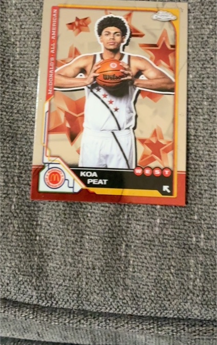 2025 Topps Chrome McDonald's All American #13 Koa Peat West — front