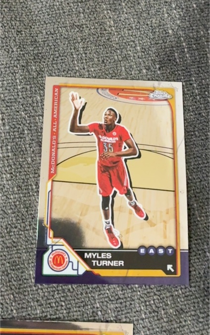 2025 Topps Chrome McDonald's All-American #100 Myles Turner — front
