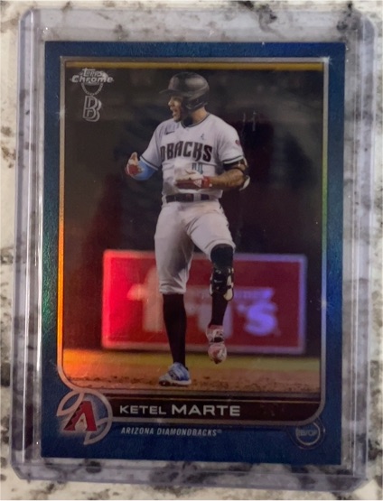 2022 Topps Chrome #124 Ketel Marte — front