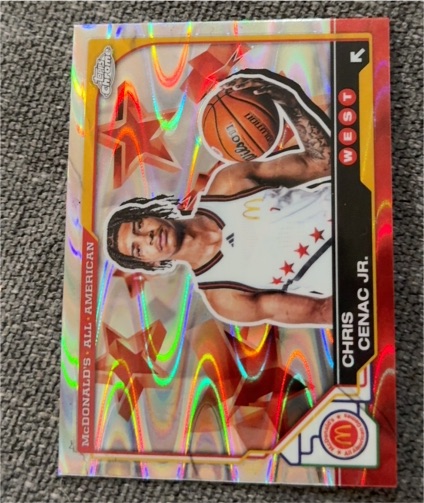 2025 Topps Chrome McDonald's All American #11 Chris Cenac Jr. — front