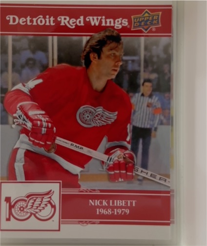 2025-26 Upper Deck Detroit Red Wings Centennial #54 Nick Libett — front
