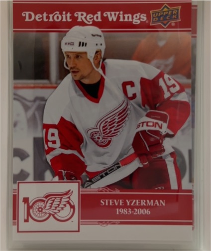 2025-26 Upper Deck Detroit Red Wings Centennial #55 Steve Yzerman — front