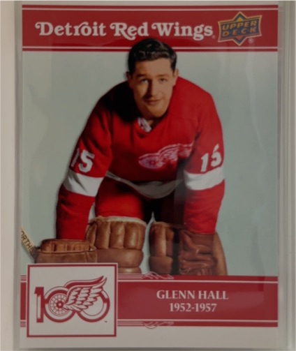 2025-26 Upper Deck Detroit Red Wings Centennial #59 Glenn Hall — front
