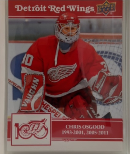 2025-26 Upper Deck Detroit Red Wings Centennial #63 Chris Osgood — front