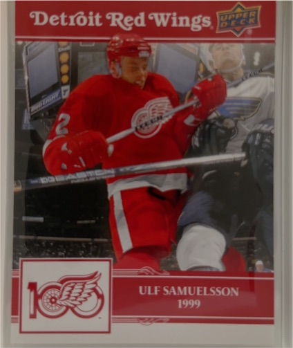 2025-26 Upper Deck Detroit Red Wings Centennial #66 Ulf Samuelsson — front