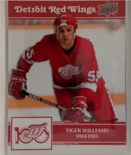 2025-26 Upper Deck Detroit Red Wings Centennial #67 Tiger Williams — front