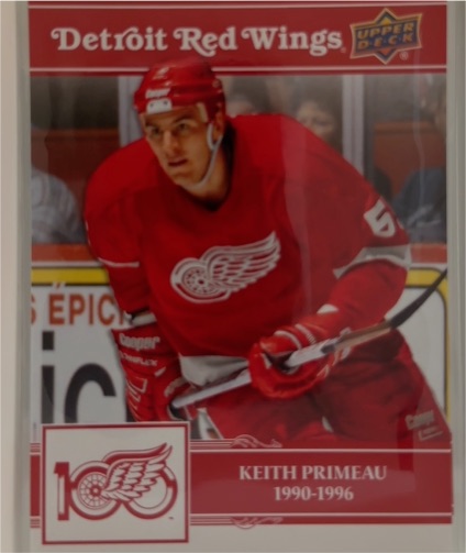2025-26 Upper Deck Detroit Red Wings Centennial #68 Keith Primeau — front