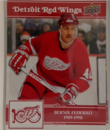 2025-26 Upper Deck #69 Bernie Federko Detroit Red Wings Centennial — front