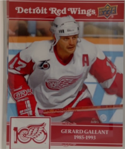 2025-26 Upper Deck Detroit Red Wings Centennial #74 Gerard Gallant — front