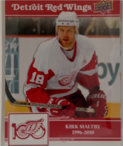 2025-26 Upper Deck Detroit Red Wings Centennial #77 Kirk Maltby — front