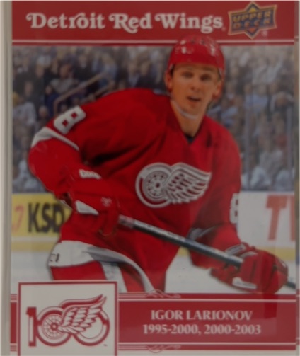 2025-26 Upper Deck #79 Igor Larionov Detroit Red Wings Centennial — front
