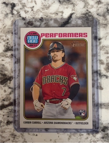 2023 Topps Heritage #NA-19 Corbin Carroll — front
