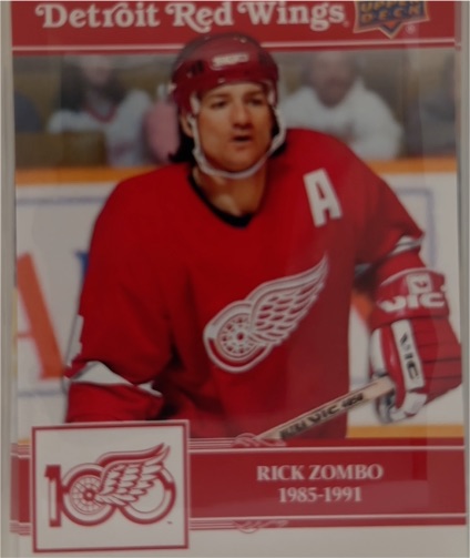 2025-26 Upper Deck Detroit Red Wings Centennial #80 Rick Zombo — front
