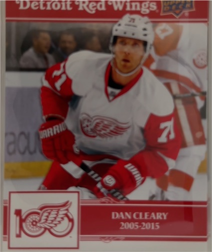 2025-26 Upper Deck Detroit Red Wings Centennial #82 Dan Cleary — front