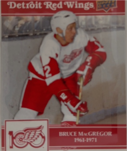 2025-26 Upper Deck Detroit Red Wings Centennial #87 Bruce MacGregor — front