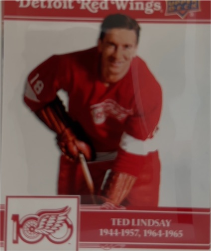 2025-26 Upper Deck Detroit Red Wings Centennial #90 Ted Lindsay — front
